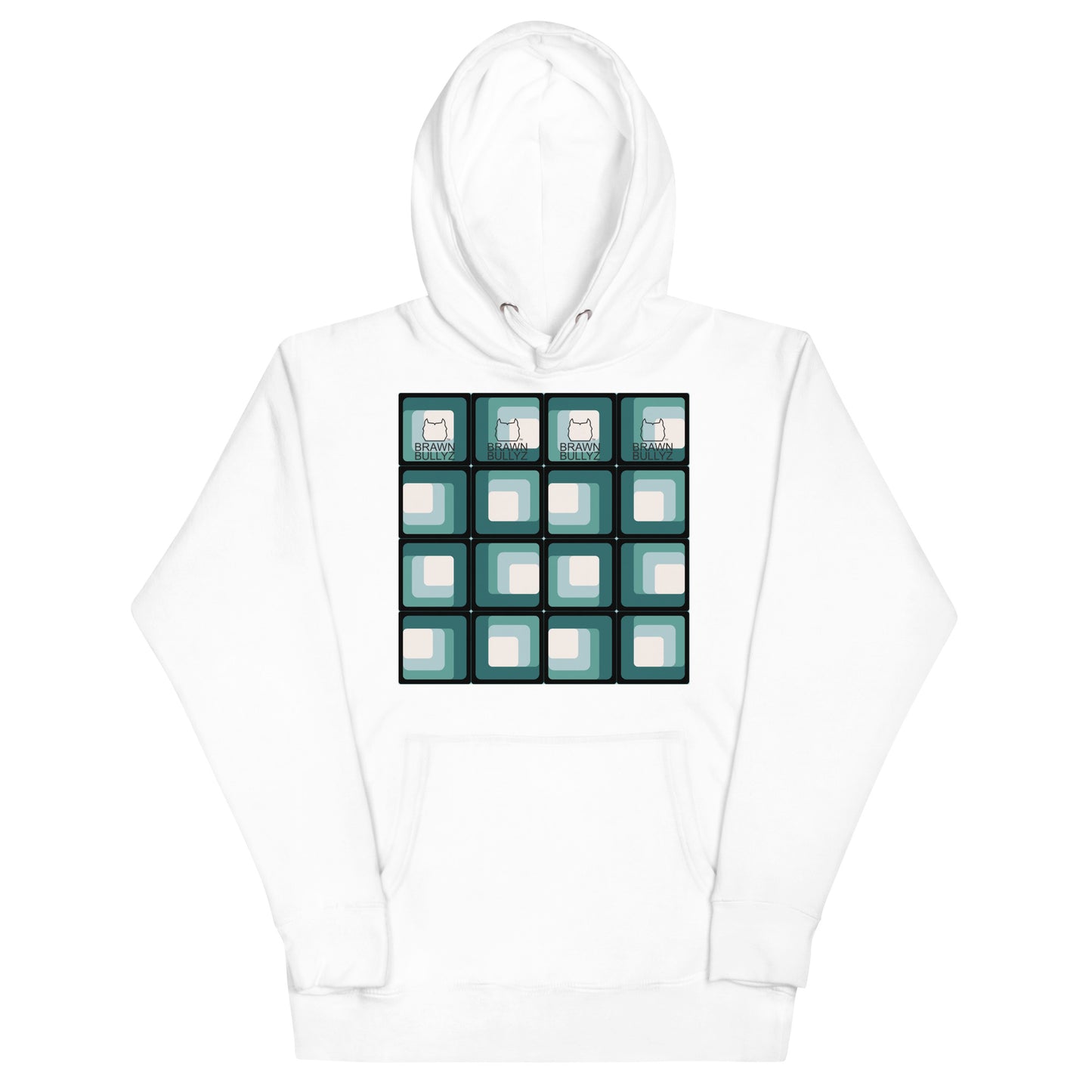 BRAWN BULLYZ grid hoodie